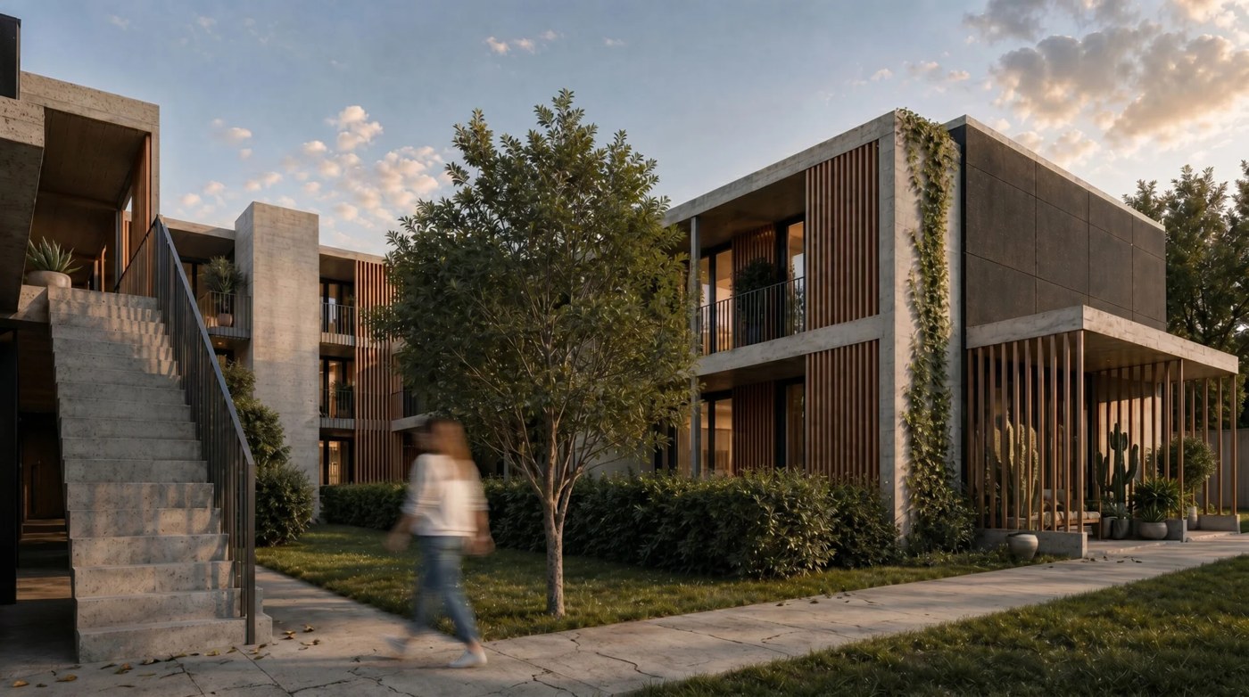 Cherry residential project architectural visualization