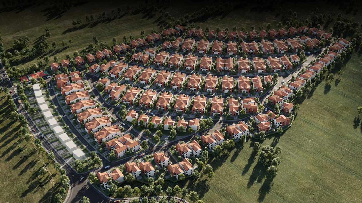 Cherry Village / Qershia Village architectural or illustrative reference