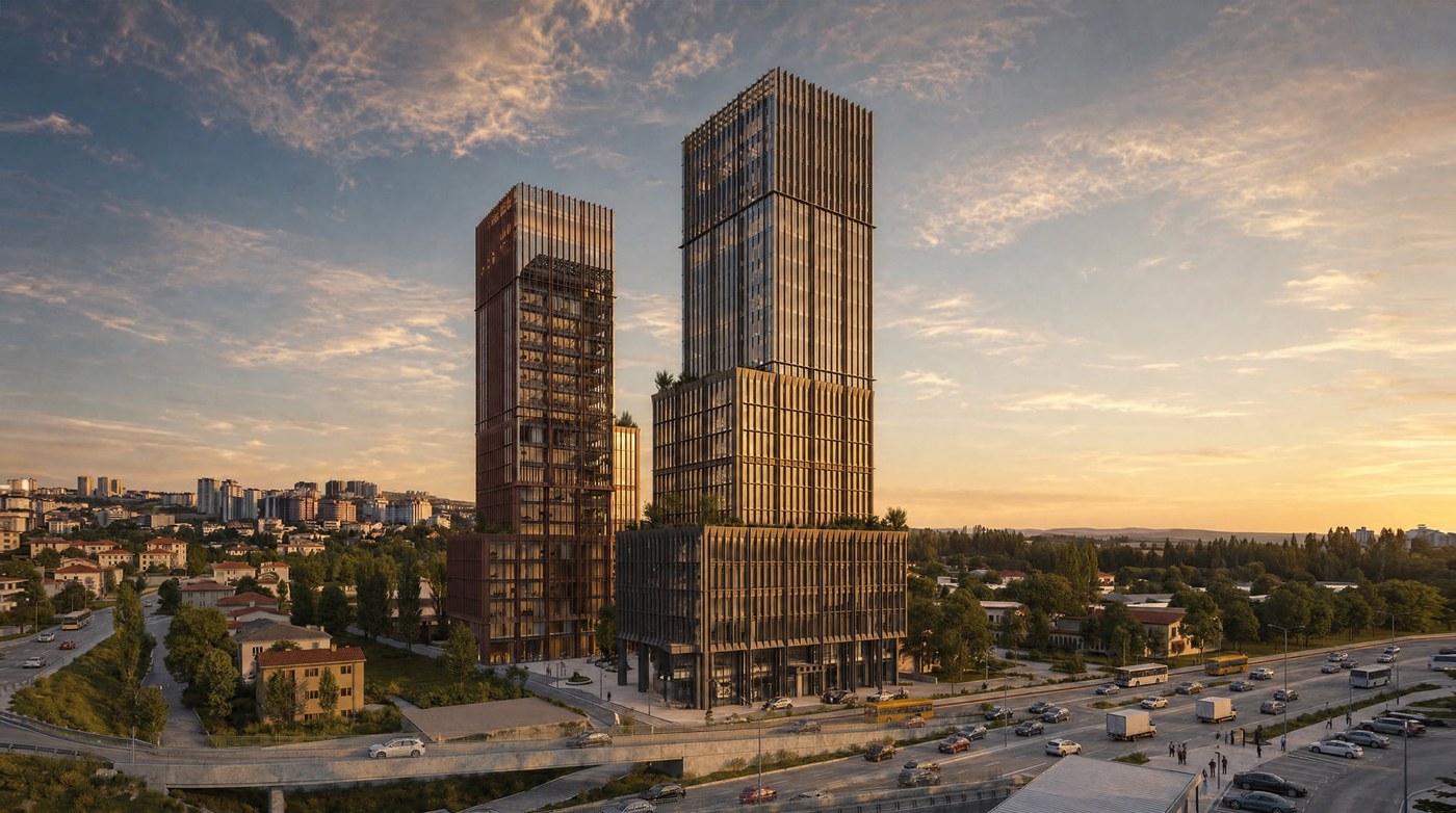 World Link Towers Prishtina architectural or illustrative reference